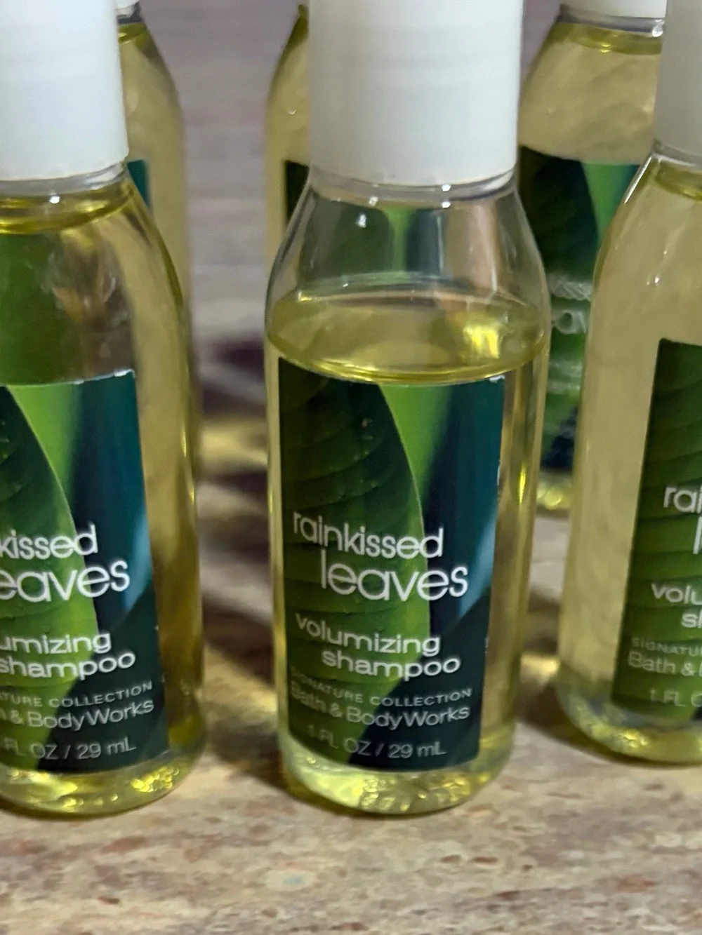 Bath & Body Works 6- Rain-Kissed Leaves Volumizing Shampoo - Travel Bottle